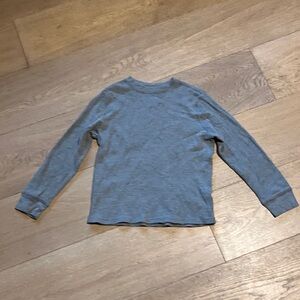 Cat & Jack Long Sleeve Crewneck Top - Gray